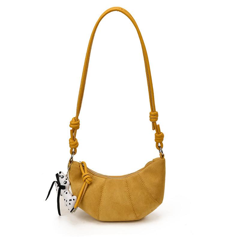 Stil Kleine Wasserklößchen-Form Schultertasche mit Reißverschluss