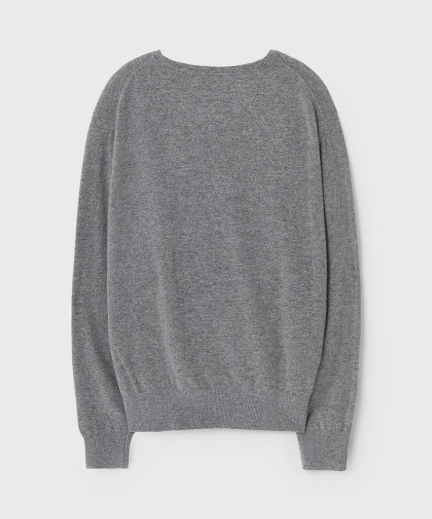BIRTHDAYSUIT Soft Cashmere Round Knit (Grey)