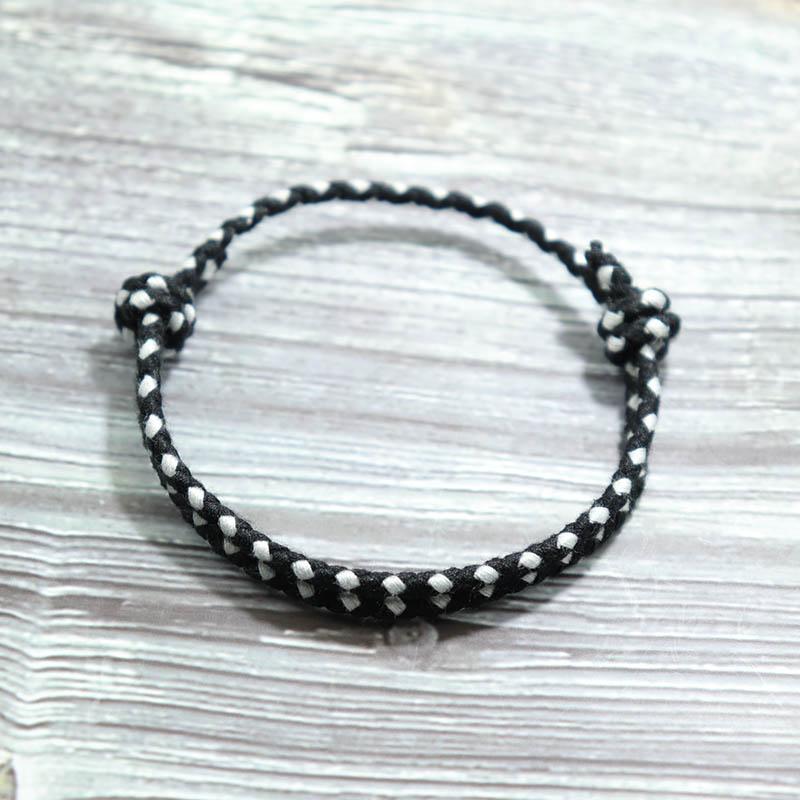 Bohemian 100% Cotton Rope Bracelet Men Women Bohemia Handmade Macram Braslet Adjustable LGBT Brazalete Beach Accessories Gift