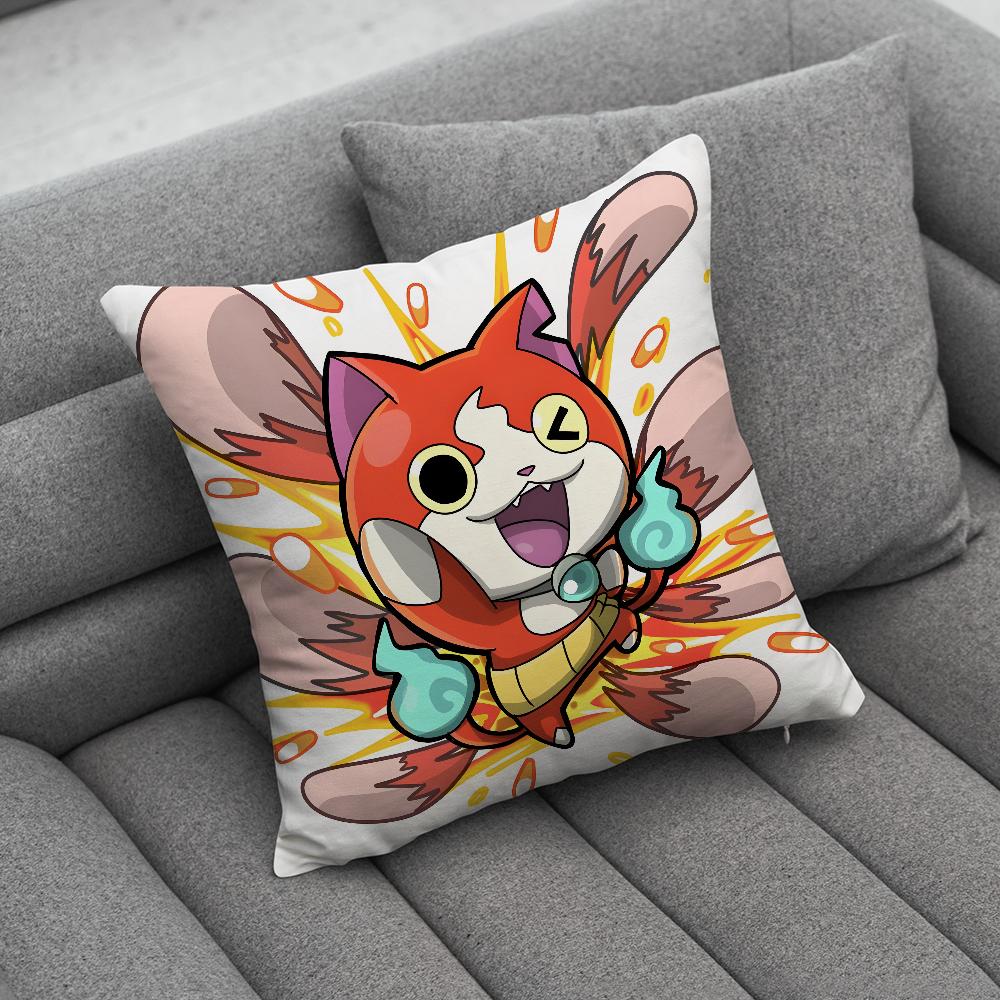 Yokai Cute Watch Pillow Case Soft Cushion Cases for Farmhouse Sofa Decor Home Decorations and Protector