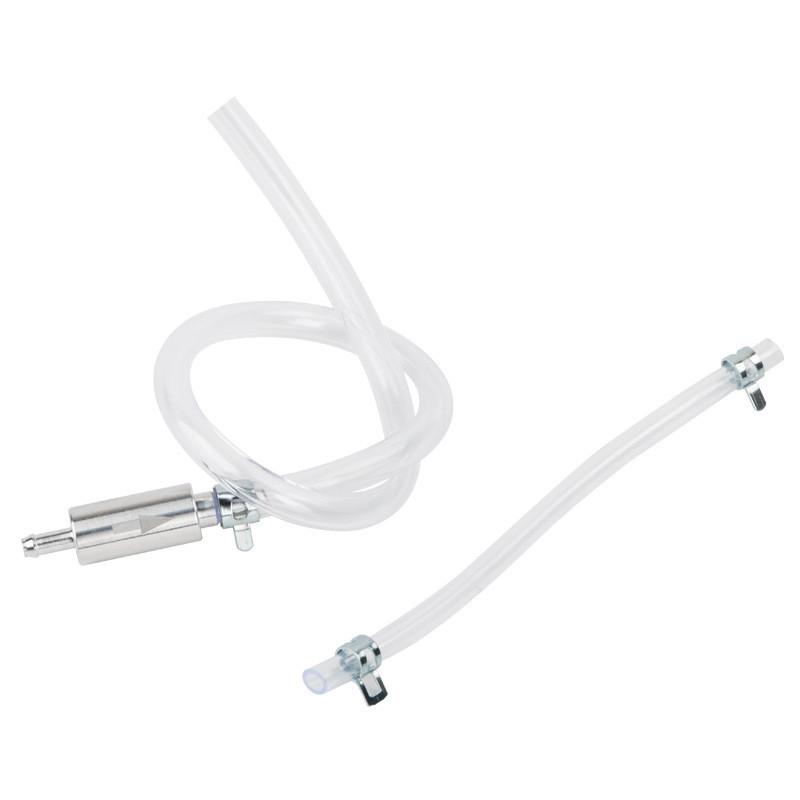 Transparenter Motorrad-Kraftstoffschlauch Hydraulische Bremsenentlüftungswerkzeuge Flüssigkeitsschlauch mit Einweg-Rückschlagventil