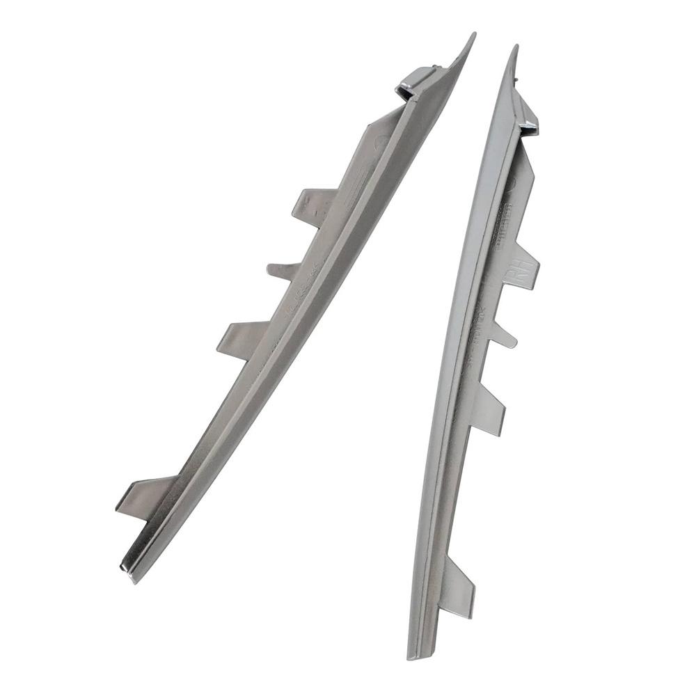 Zestaw Listew Dekoracyjnych Zderzaka Przedniego Lewa i Prawa Strona Srebrny Pasuje Do Bmw X5 2011-13