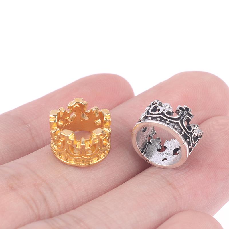 10ks Mini Metal Crown Modely Hračky Panenky Příslušenství Pokrývky hlavy pro mini panenky