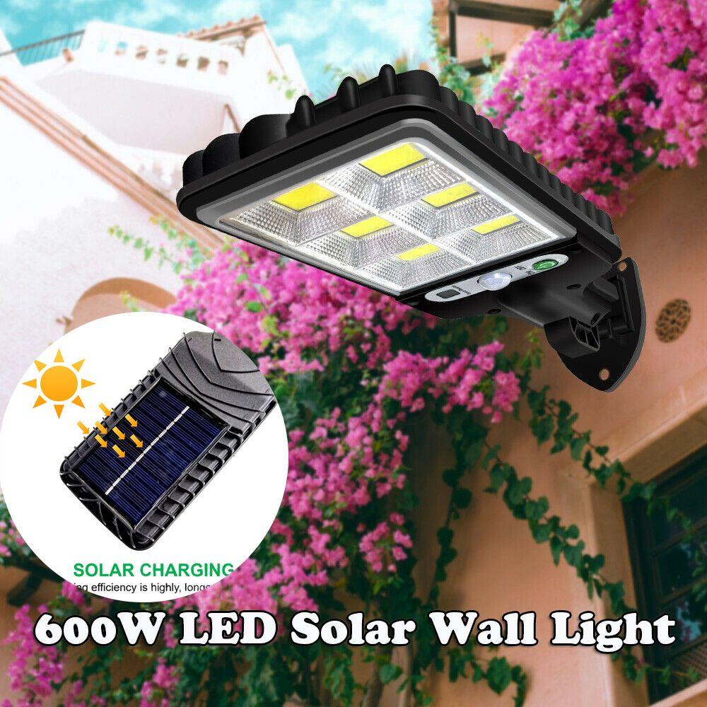 

Outdoor Lighting Outdoor Security Street Wall Light Motion Sensor LED Solar Lamp 600W