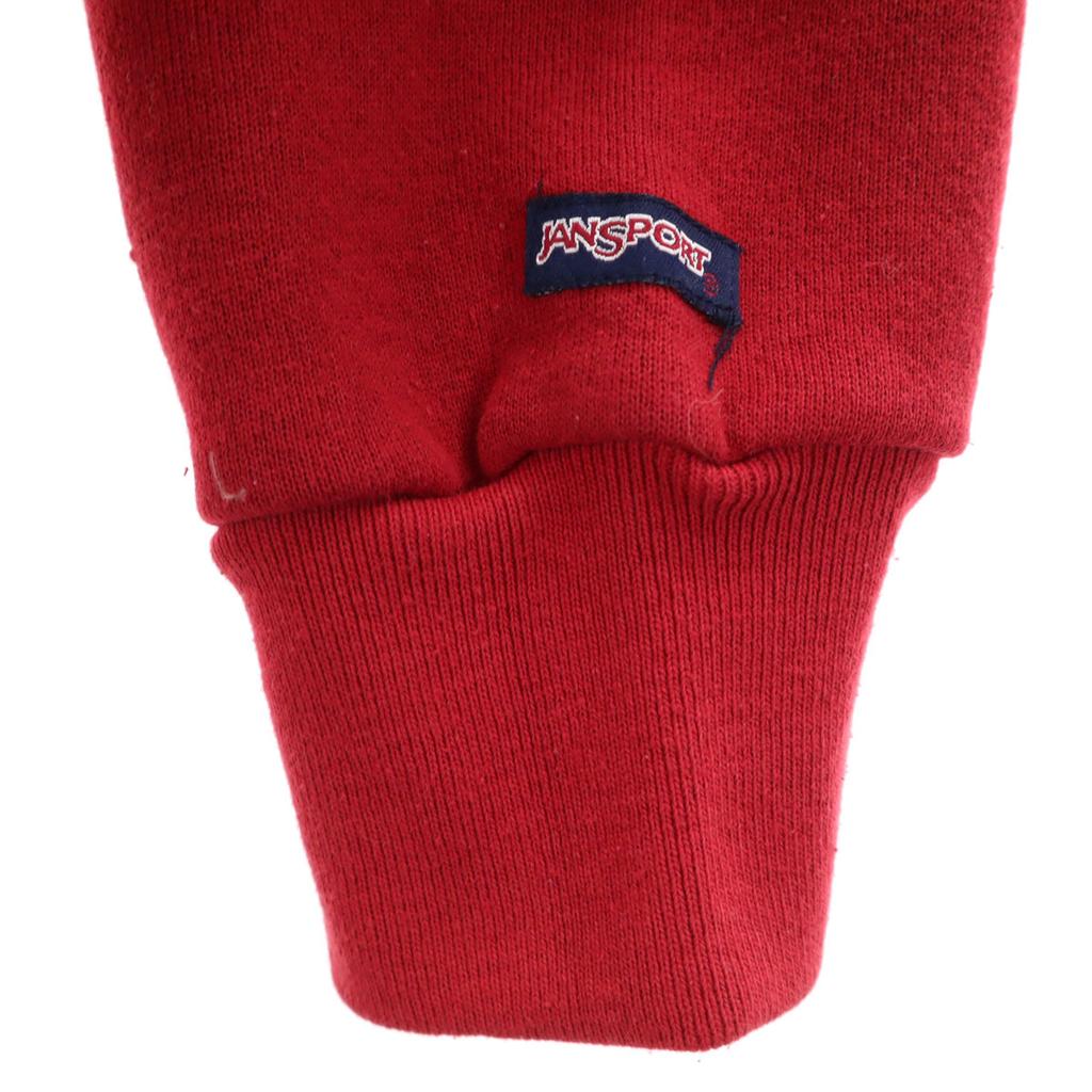 JANSPORTS 90er Made in USA Alter College Pullover mit langen Ärmeln S Rot Herren Gebraucht