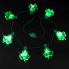 Light Glowing LED Necklace Flashing Light-up Blinking Clovers Lights Necklace