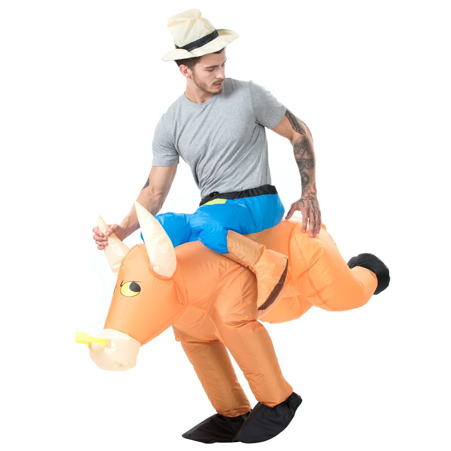 

Костюмы для вечеринки на Хэллоуин, Ковбой, Бык, Надувные костюмы, Фестиваль, Костюмы для родительско-детских мероприятий, Реквизит для выступлений, Надувные костюмы One size fits all