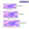 Purple Pink Starry Sky Mouse Pad Large Computer Office Game Table Mat Rubber Anti-slip Stitched Keyboard Mats 90x40 Desk Pads