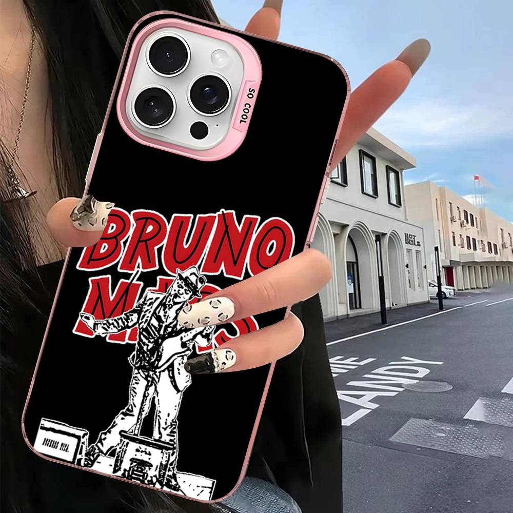 Bruno Mars Phone Case For iPhone 17 16 15 14 13 12 11 Pro MAX Matte Shockproof Back Anti Fall Matte Cover