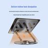 360° Rotating Metal Laptop & Tablet Stand with Lifting and Folding Cooling Base