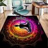 Moonlit Meditation Office Rug Chair Mat, Entryway Carpet, Suitable for Front Door, Bedroom, Living Room, Desk, Holiday Gift