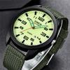 Watch Men's Army Watch Nylon with Calendar Quartz Watch