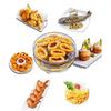 3PCS Round Air Fryer Basket Durable Stainless Steel Air Fryer Baking Pans for Cooking and Baking