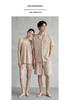 Baby Cotton Summer Camisole: A-Class Pure Cotton Double Layer Gauze Couple Pajamas - Women's Short Sleeve & Men's Set