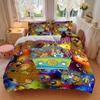 3pcs Scooby Doo Mystery Machine Adventure Bedding Set, Including, Without Filling, Soft and Comfortable Home Bedroom.H077