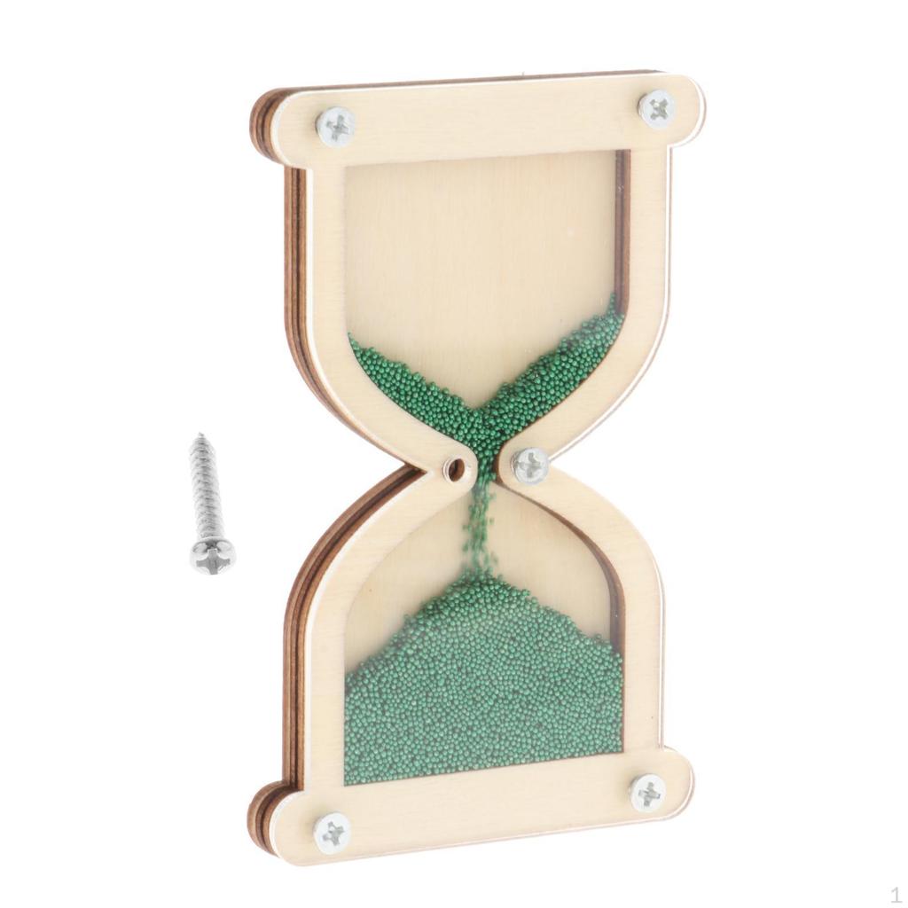 Hourglass Wooden Montessori Busy Board Material Basic Skills Learning Activities Early Teaching For