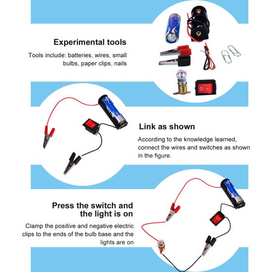 Physics Kit Puzzle Practical Ability DIY Physics Science Learning Kit for Kids