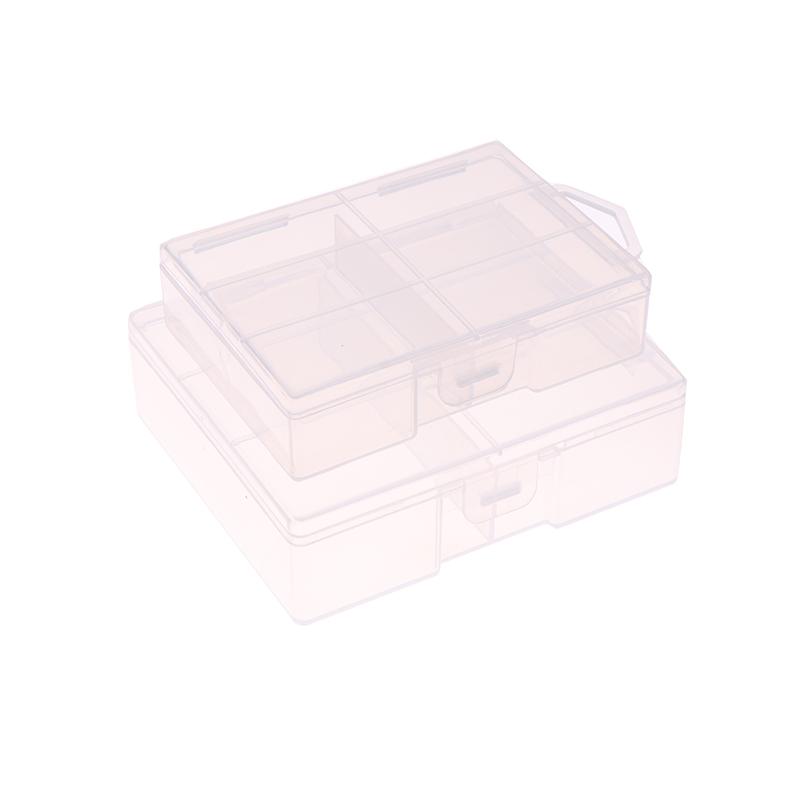 Battery Storage Holder Plastic Transparent Container For Maximum 24 X Aa Aaa Batteries Organizer Box Case