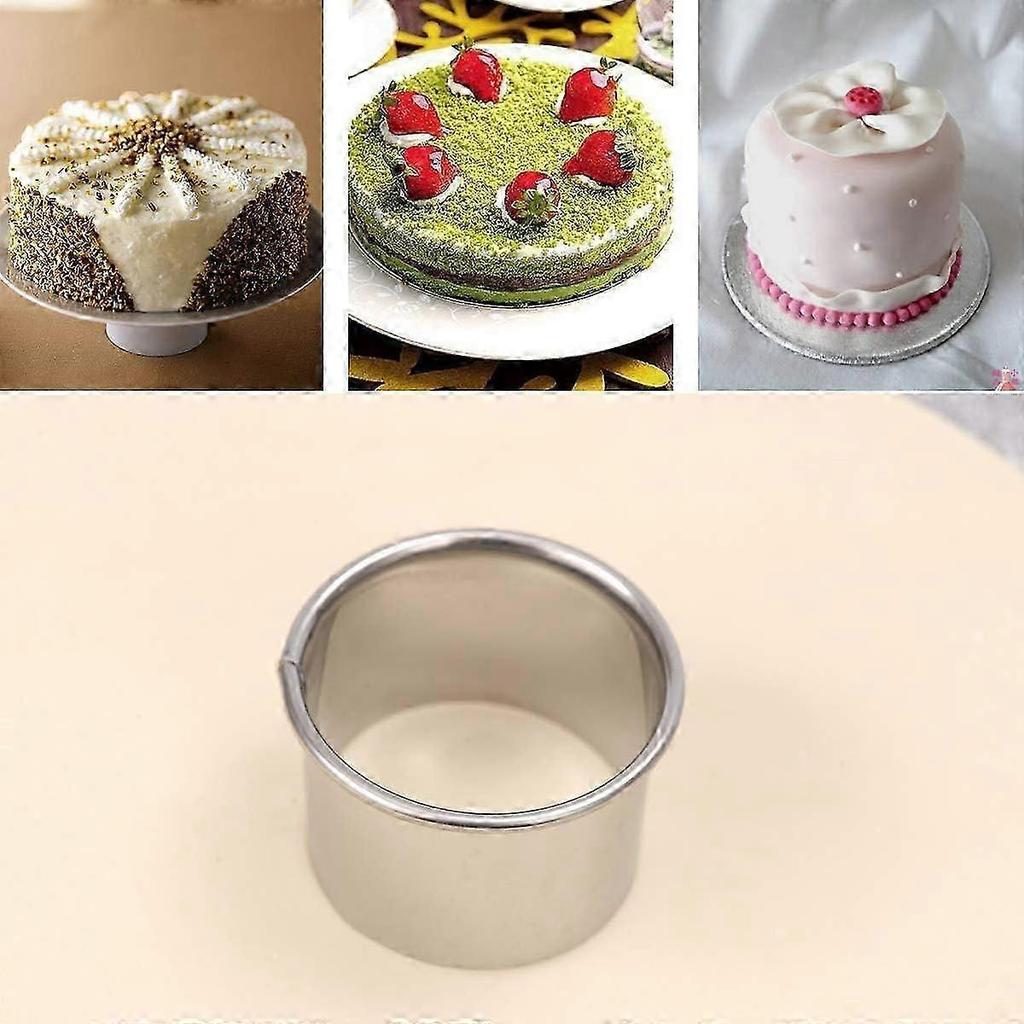 12PCS Round Circle Pastry Cutters Kitchen Cookie Cutters for Cookies Sugar Paste Cakes Biscuit Cookie Cutter