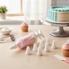 8Pcs Plastic Piping Nozzles Set For Cake Cookie Cream Puff Decorating With 8 Different Designs Food Grade PP Material