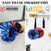 Cheerleader Poms Holder Cheerleading Accessory Adjustable Cheer Pom Straps Storage Equipment (Poms NOT Included)