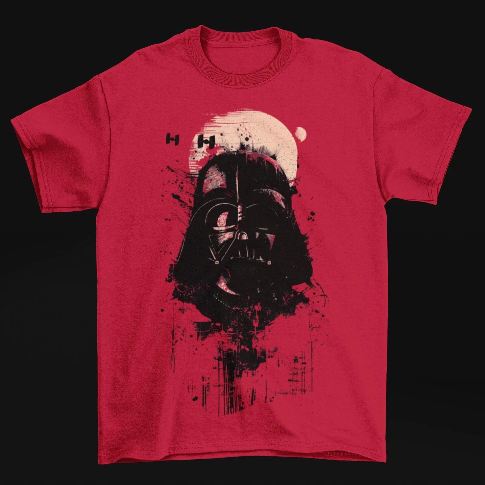 Space Villain Moon Graphic T-Shirt Sci-Fi Warrior Cotton Unisex Tee S