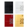 Kyokuto FOB COOP 2026 Monthly Planner A6 Mini Diary Notebook Black October 2025 Start PBF55K26