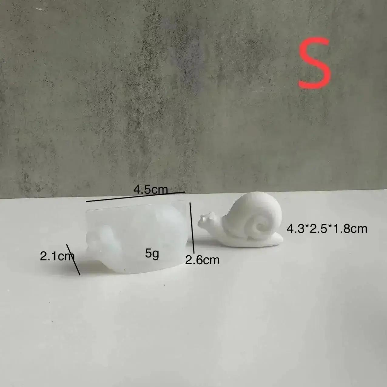 

Форма из эпоксидной смолы с кристаллами, форма милой улитки, форма животного, силиконовые формы, форма для литья, форма для изготовления улитки, гипсовая форма для украшения дома S