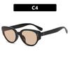 Cat's eye black frame plain artifact European and American retro ins small frame myopia eyes can be equipped with degree glasses frame female tide