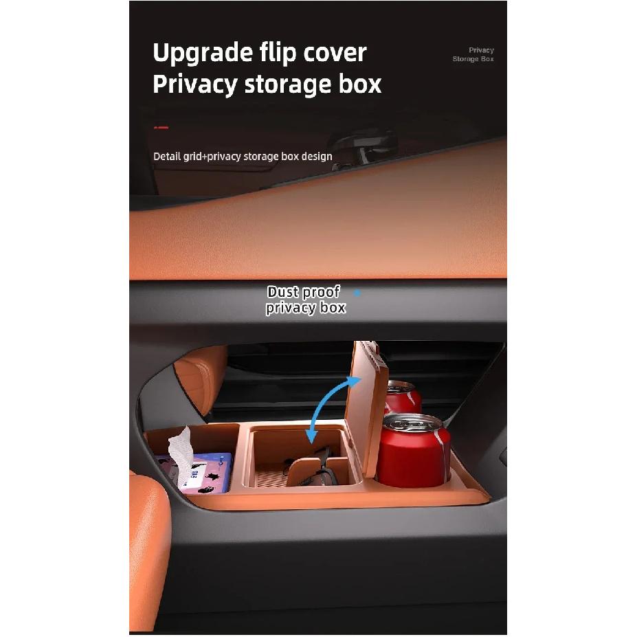 For JETOUR Great Saint Silicone Storage Box  Center Console under Layer Modification Special Car Interior Accessories Organizer