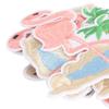 Cloth Patch Iron On Sew On Cute Flamingo Pattern Embroidered Clothing Appliques for Shirts Jackets Bag Pink 10pcs