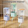 Hängende Trinkflasche für Haustiere Käfigmontierter Wasserspender mit Edelstahlkugel-Auslauf Große Kapazität Automatisches Wasserzufuhrsystem Haustierbedarf