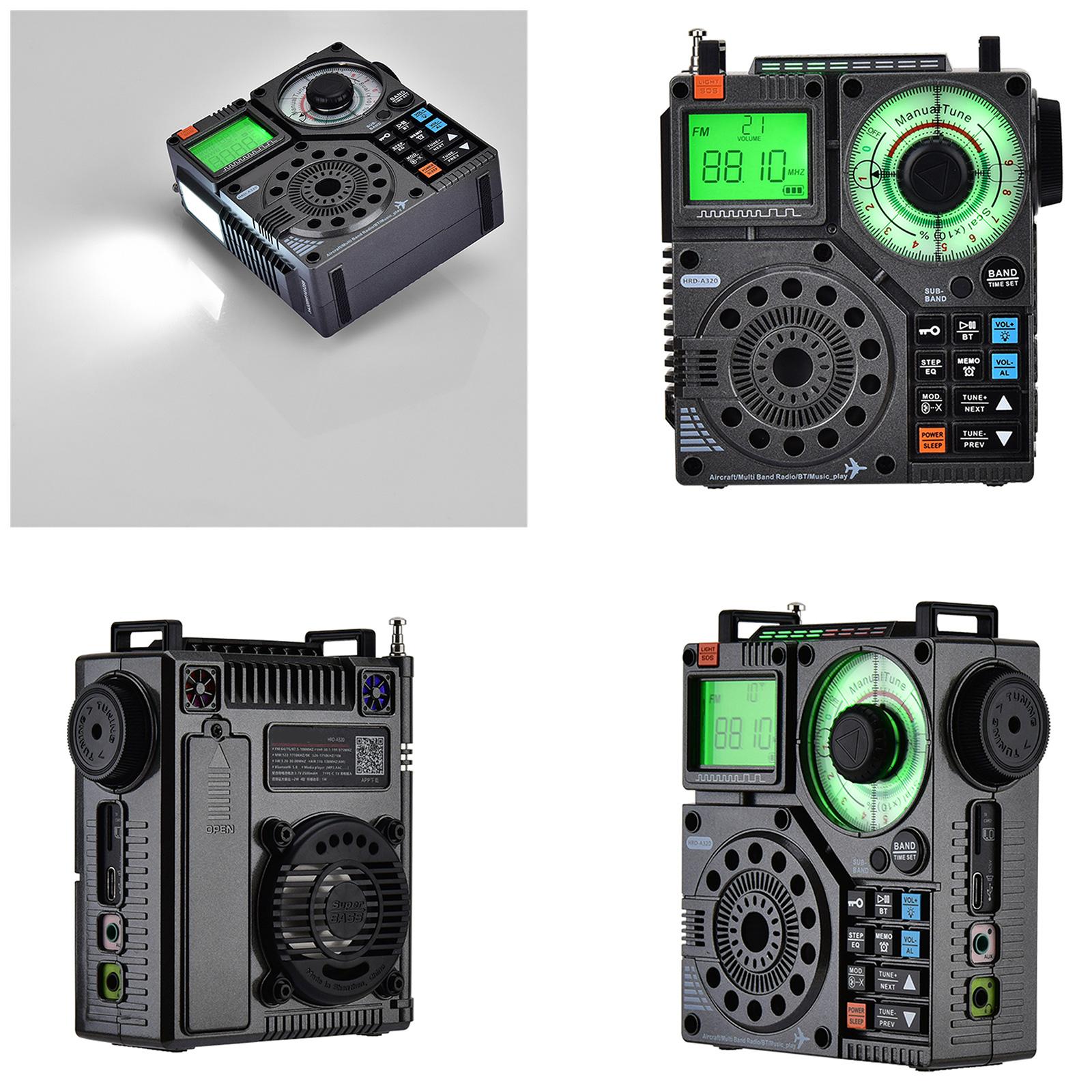 

Цифровые радиостанции FM VHF Портативные карманные радиостанции с поддержкой интеллектуального дистанционного управления Перезаряжаемые Bluetooth-совместимые радиостанции чёрный