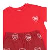 Arsenal FC Boys Crest Short-Sleeved Long Pyjama Set