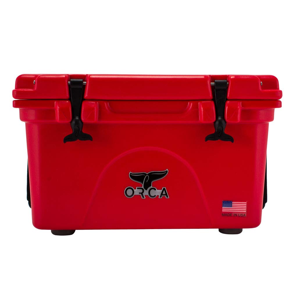ORCA Cooler Box Orca Coolers 26 Cooler 26QT Large 25L ORCRE RE026 Red Hard Cooler Cold Storage Outdoor Camping Cooler Box [ORCA] Approx. / [Used]