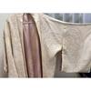 Used [Unworn] Kimono Yamato haori, beige fabric, rose embroidery, certificate included
