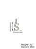 Small Luxury Initial Charm Pendant Set, DIY Letter Necklace Making Supplies, Fashionable Jewelry Parts