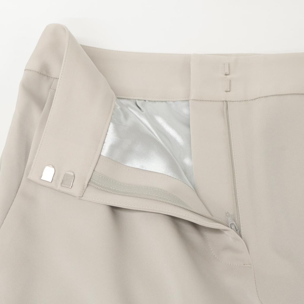 COLUMN Light Gray Back Slit Pants Bottoms 38 Light grayUsed