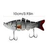 Bass Fishing Lures Small Angling Swimbait Multifunctional Multi Jointed Fish Fishing Slow Sinking Swimbait For Bass Trout