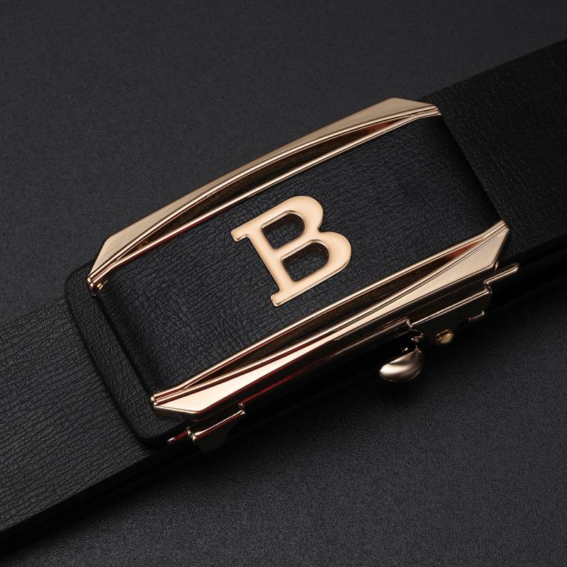 

Мужской универсальный ремень из коровьей кожи с автоматической пряжкой - Повседневный и стильный 120 cm