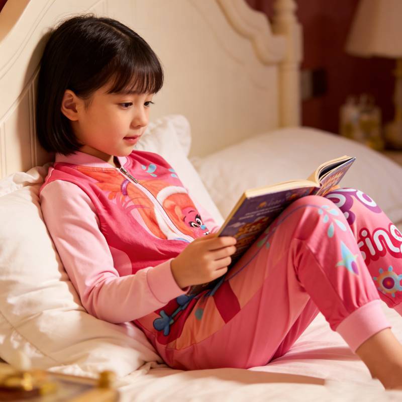 Kpop Demon Hunter Cartoon Toddler Sweater Pants Set With Cotton Blend Fabric For Kids Age 3 To 8