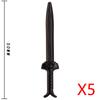 Medieval Solider Figures Castle Knights Weapons Sword Shields Accessories Trident Axes Bows Pickaxes Building Block Toys Gifts