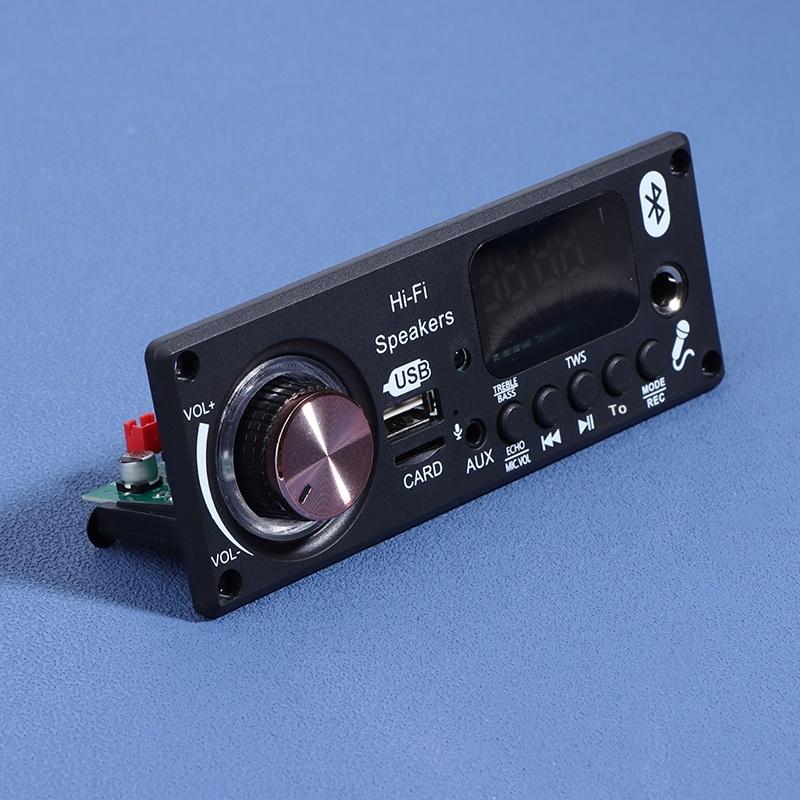 DC 12V MP3 BT Dekodierplatine Auto-Audio MP3-Dekoder BT 5.3 Ohne Verstärker USB TF UKW-Radio Modul Farbdisplay MP3-Player