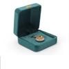 Hot Selling Peacock Blue Jewelry Boxes with Logo Luxury Gift Packaging Box with Metal for Jewelry Jewelry Box Full Set