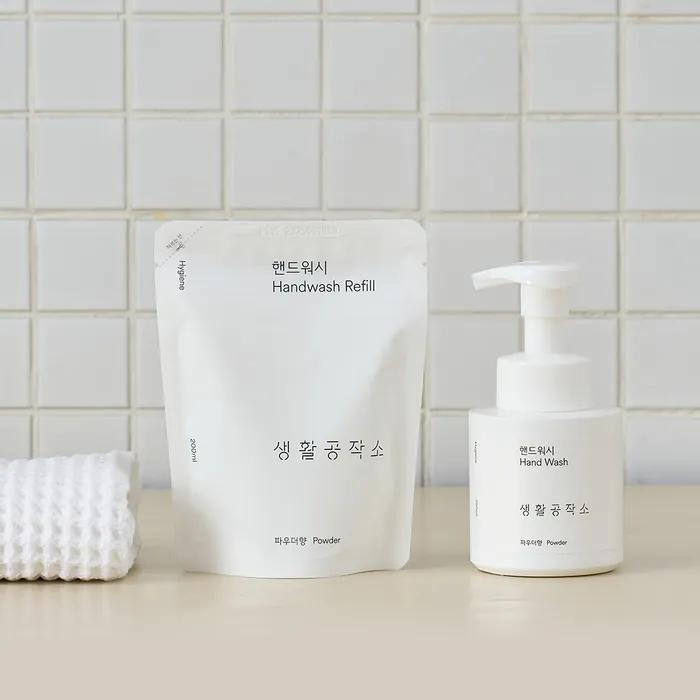 Living Workshop Hand Wash Container 250ml x 1 + Refill 200ml x 3
