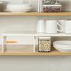 Plastic Retractable Kitchen Shelf Non-slip Adjustable Seasoning Bottle Storage Rack Space Saving Minimalist Shoe Rack Wardrobe