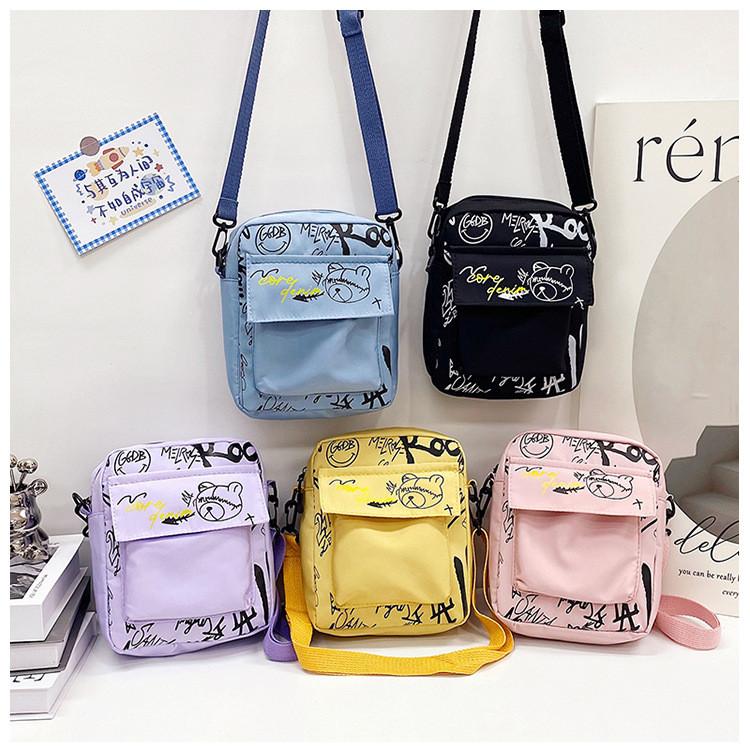 Crafty Small Crossbody Bag With Nylon Material For Daily Casual Use