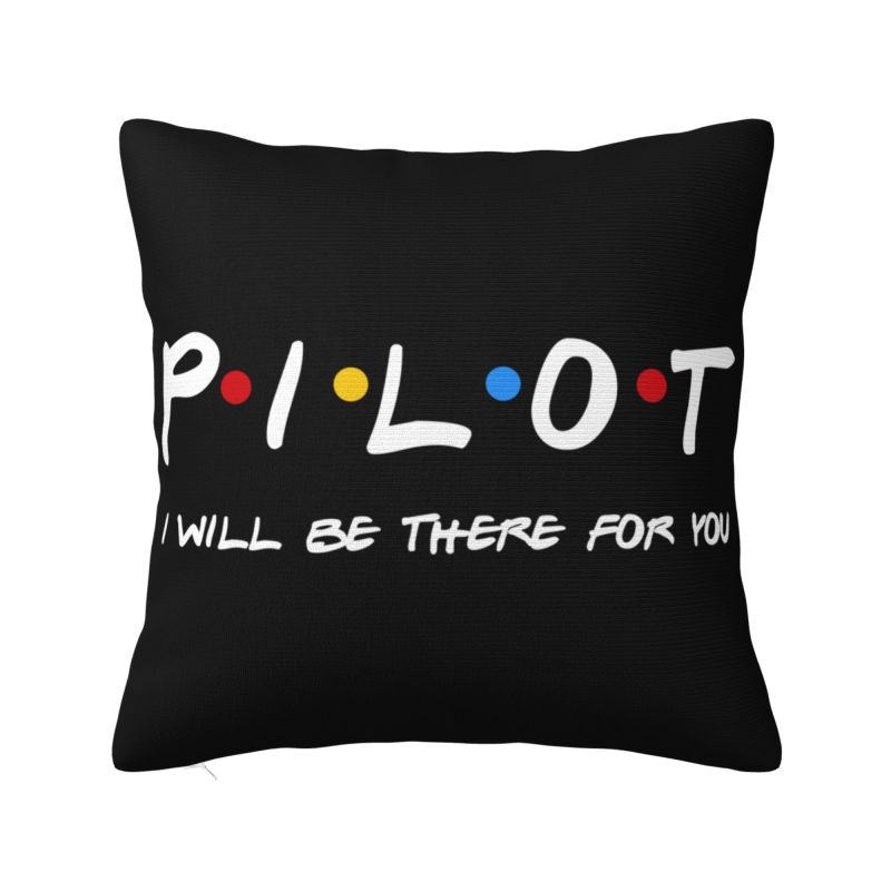 Boeing 777X Captain Stripes Pillow Bedroom Decoration Nordic Aviation Aviator Flight Pilot Cushions for Sofa Square Pillowcase