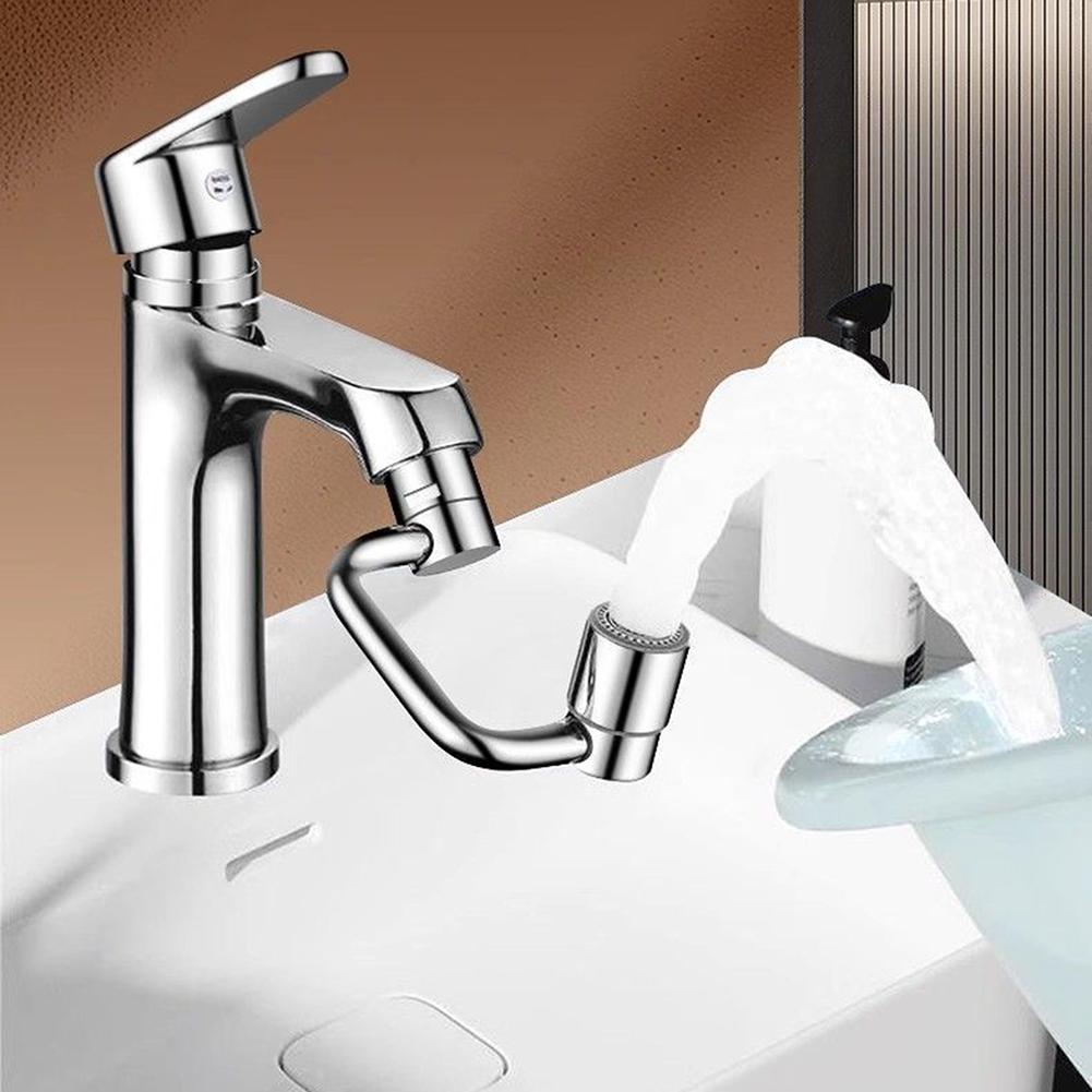 1080° Rotating Faucet Extender Wide Angle Rotating With 2 Water Flows Modes For Kitchen Use