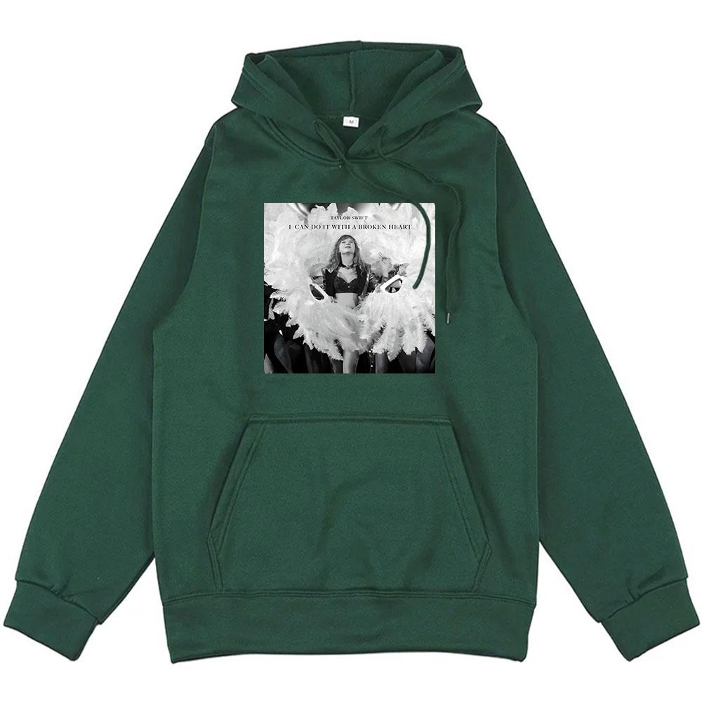 

Мужские зимние худи Я могу это сделать с разбитым сердцем Толстовка Уличная мода С длинным рукавом С капюшоном Худи с графикой песни 3XL